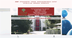 Desktop Screenshot of physiotherapie-jasik.de