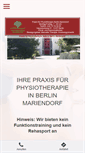 Mobile Screenshot of physiotherapie-jasik.de